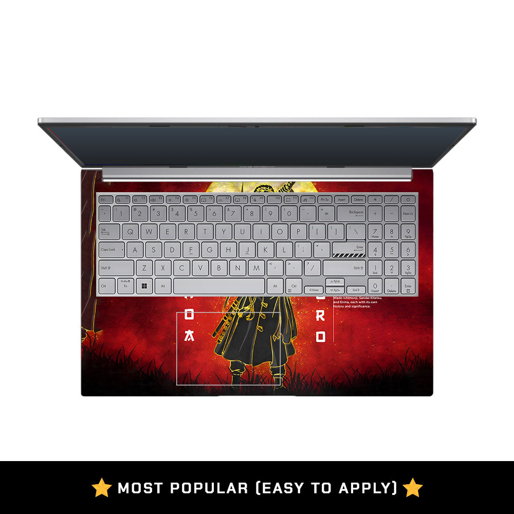 Zoro Under Golden Moon Asus Vivobook 15 X1504ZA Laptop Skin