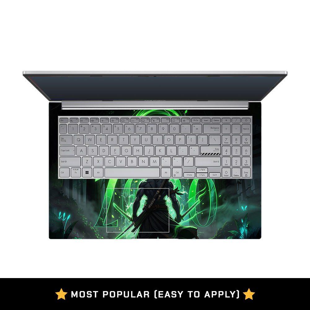 Zoro Green Aura Asus Vivobook 15 X1504ZA Laptop Skin