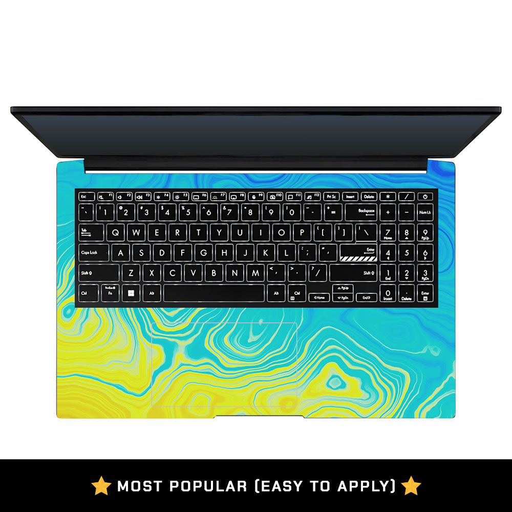 Ocean Gradient Waves Asus Vivobook Pro 15 M6500QC & M6500QH Laptop Skin