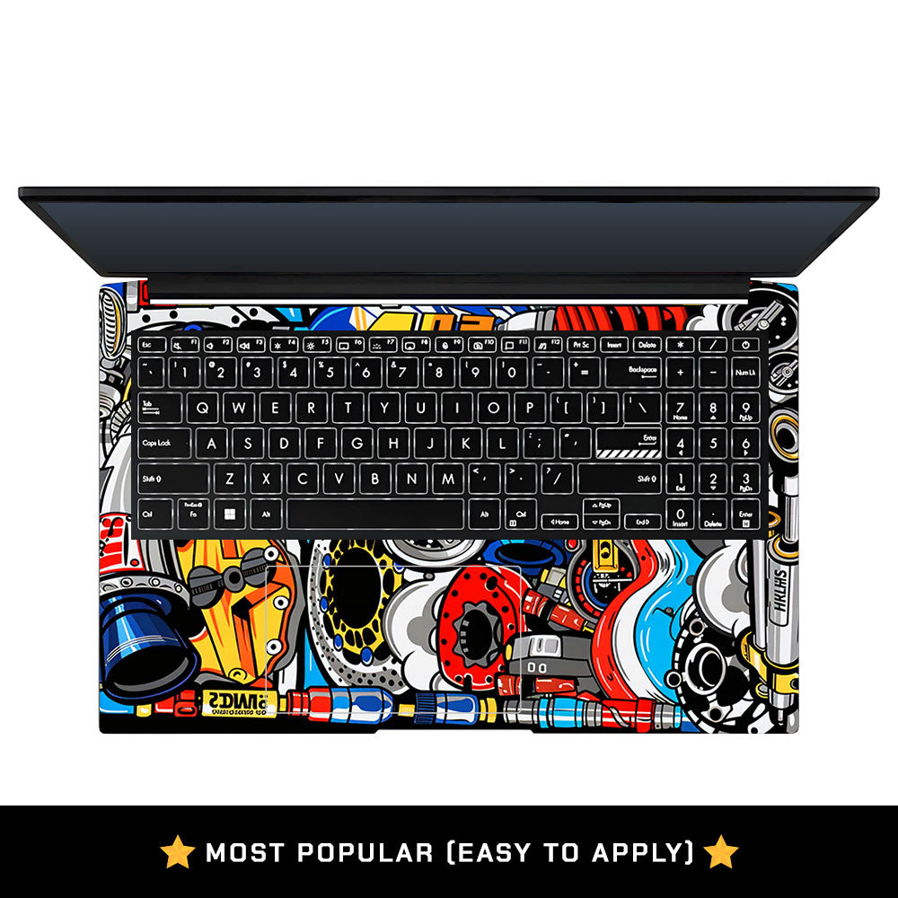 Mechanical Chaos Asus Vivobook Pro 15 M6500QC & M6500QH Laptop Skin