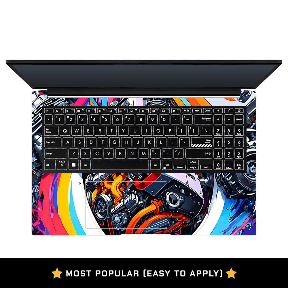 Power in Motion Asus Vivobook Pro 15 M6500QC & M6500QH Laptop Skin
