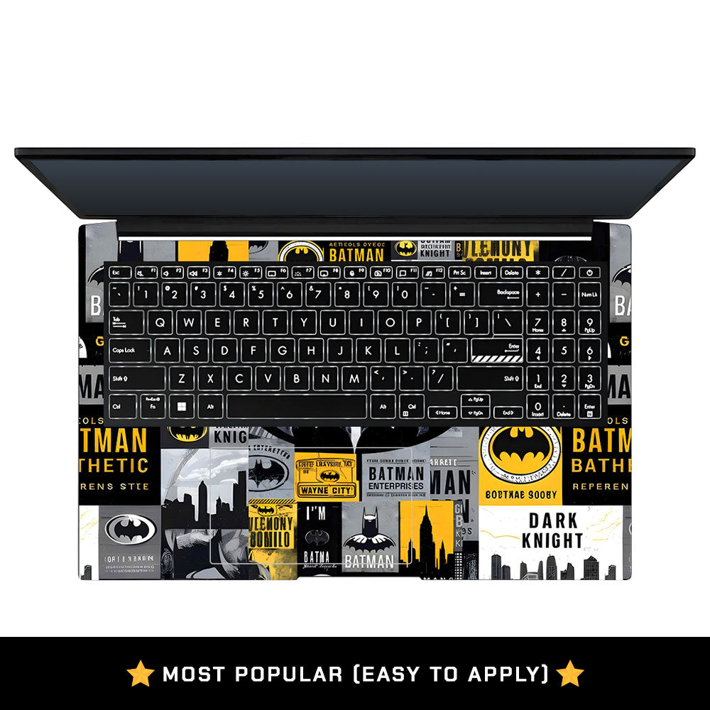 Dark Hero Collage Asus Vivobook Pro 15 M6500QC & M6500QH Laptop Skin