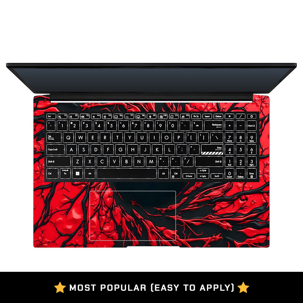 Spiderman Web Red Asus Vivobook Pro 15 M6500QC & M6500QH Laptop Skin