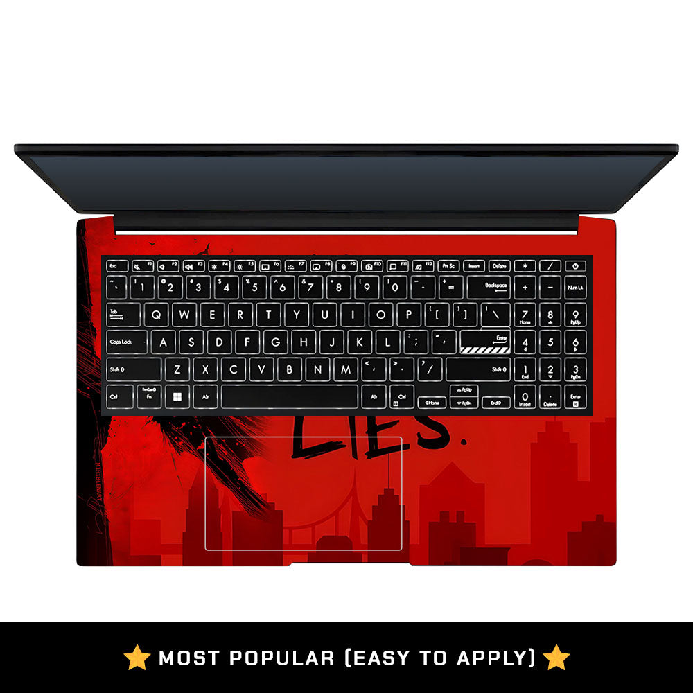 Masked Vigilante Hero Asus Vivobook Pro 15 M6500QC & M6500QH Laptop Skin