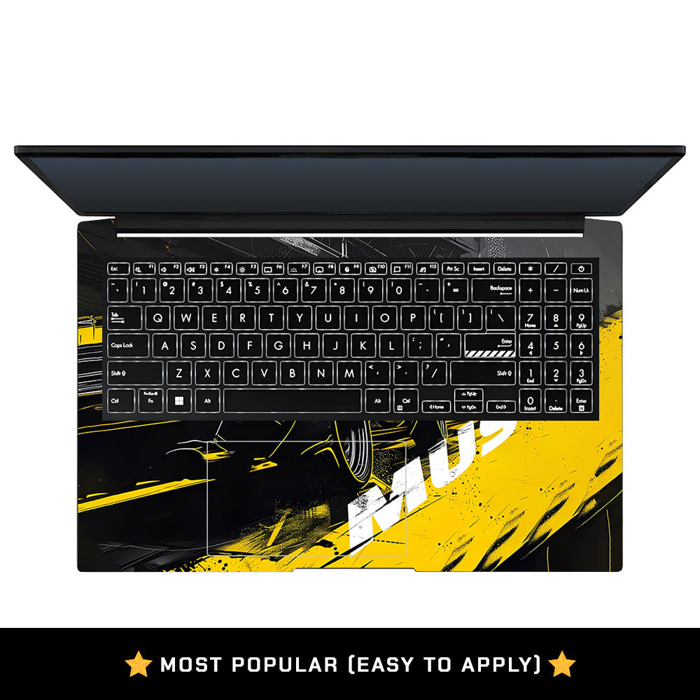 Black Muscle Asus Vivobook Pro 15 M6500QC & M6500QH Laptop Skin