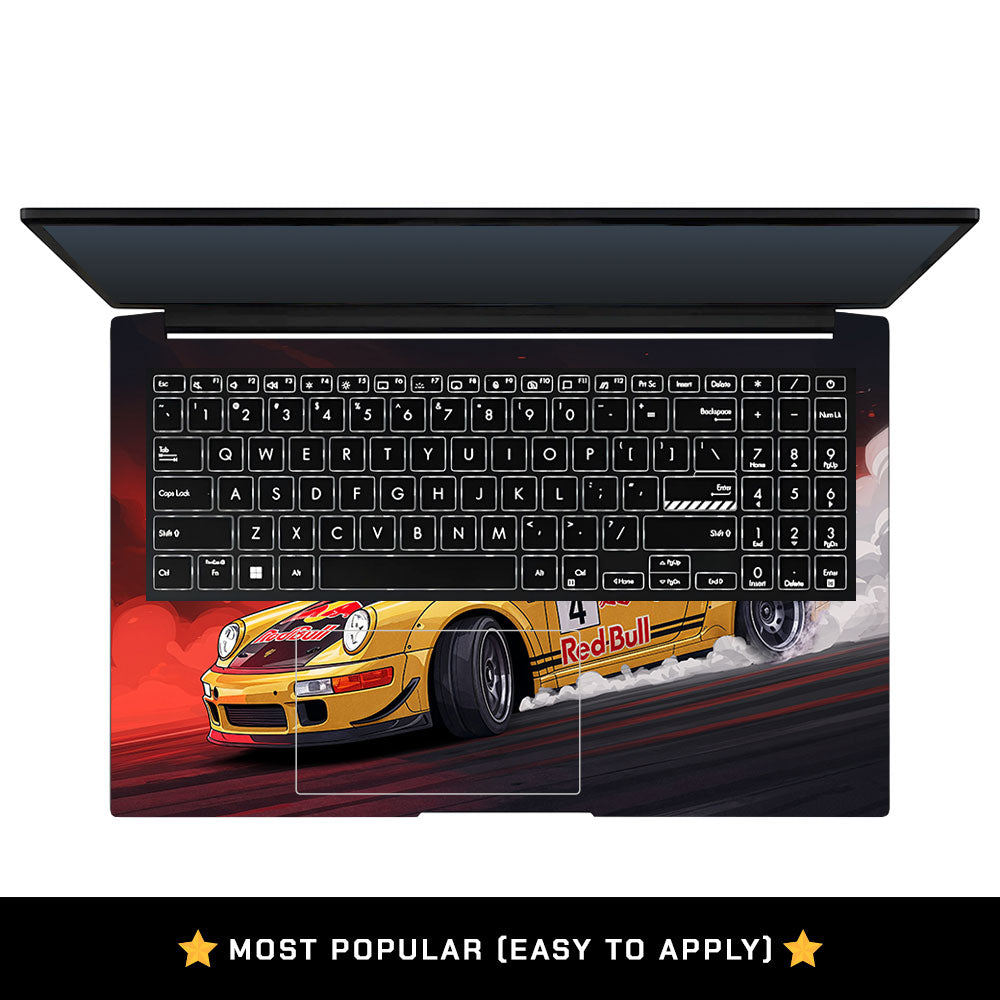 Porsche 911 Red Bull Classic Racer Asus Vivobook Pro 15 M6500QC & M6500QH Laptop Skin