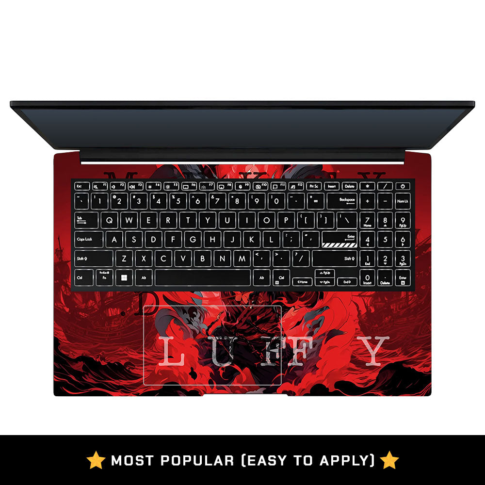 Red King Luffy Asus Vivobook Pro 15 M6500QC & M6500QH Laptop Skin