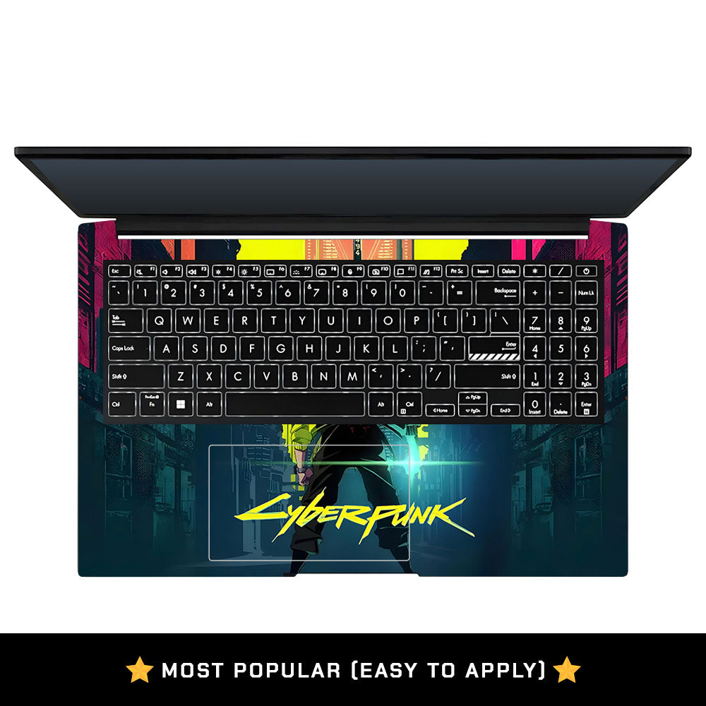 Cyberpunk Uprising Asus Vivobook Pro 15 M6500QC & M6500QH Laptop Skin