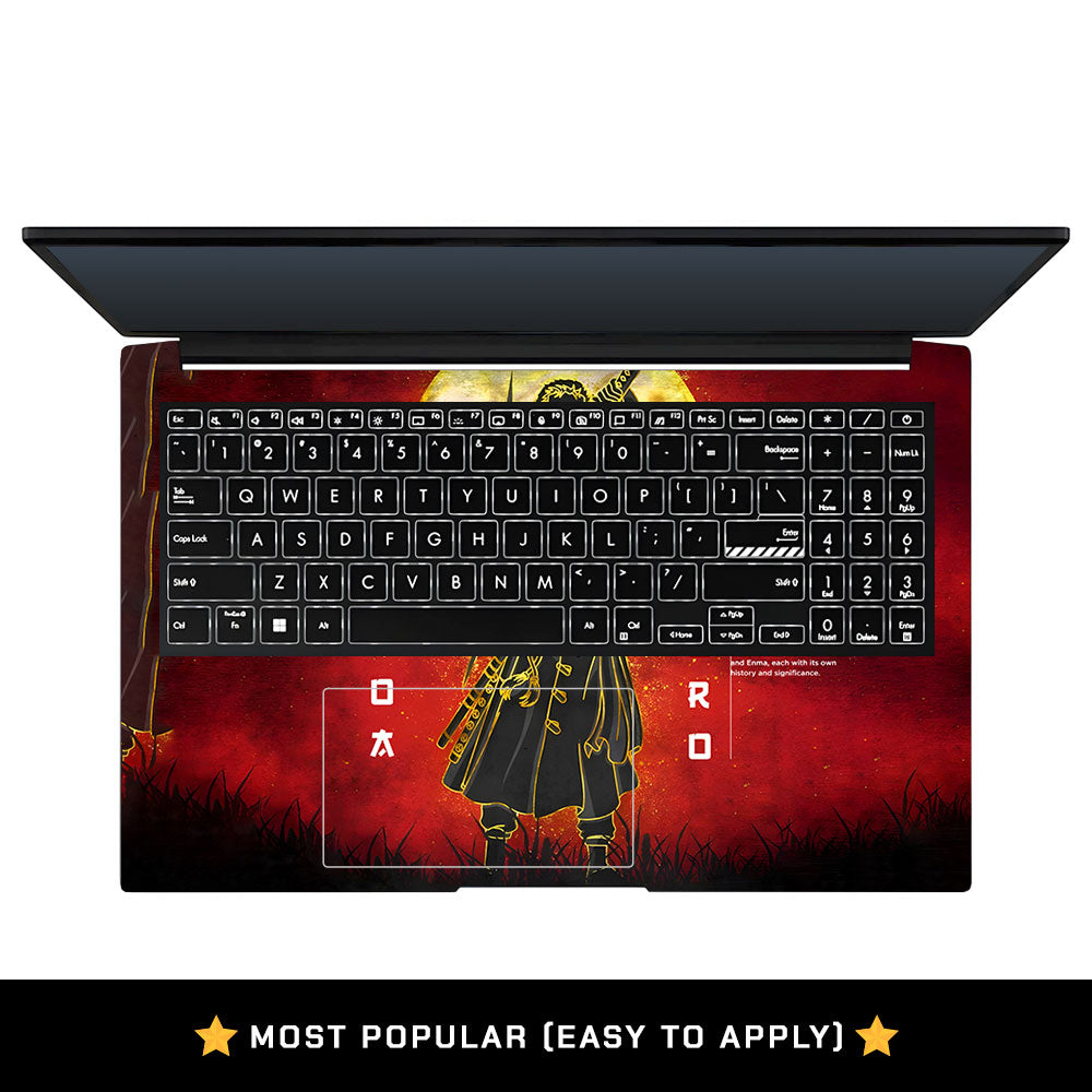 Zoro Under Golden Moon Asus Vivobook Pro 15 M6500QC & M6500QH Laptop Skin
