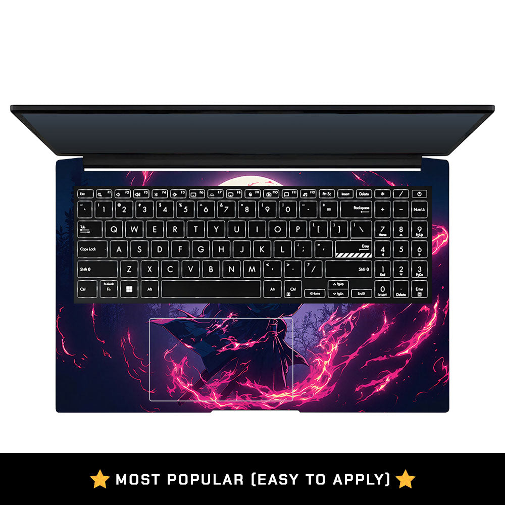Tanjiro's Flame of Ember Asus Vivobook Pro 15 M6500QC & M6500QH Laptop Skin