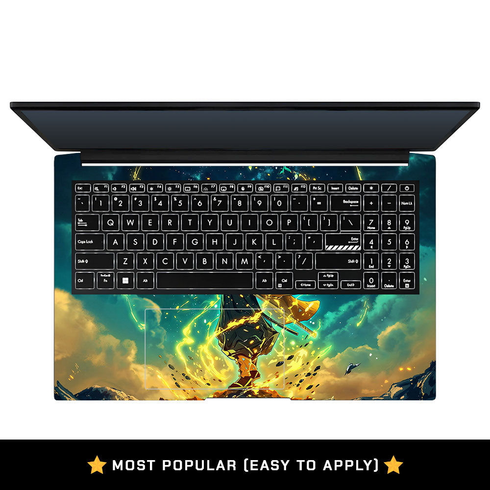 Zenitsu Thunder God Asus Vivobook Pro 15 M6500QC & M6500QH Laptop Skin