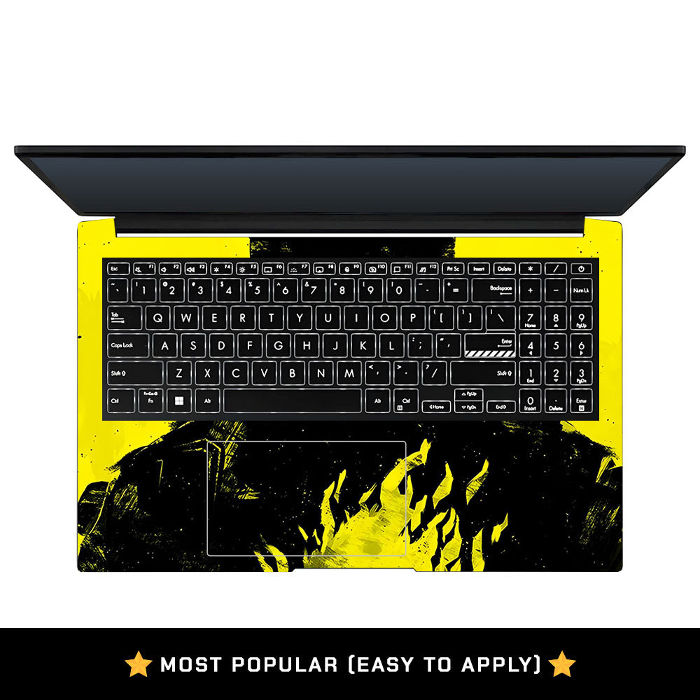 Backlit SAMURAI Jacket Asus Vivobook Pro 15 M6500QC & M6500QH Laptop Skin