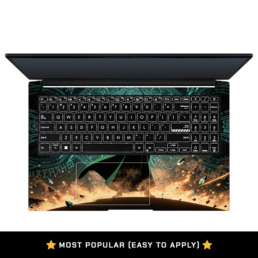 Loki God of Mischief Neon Asus Vivobook Pro 15 M6500QC & M6500QH Laptop Skin