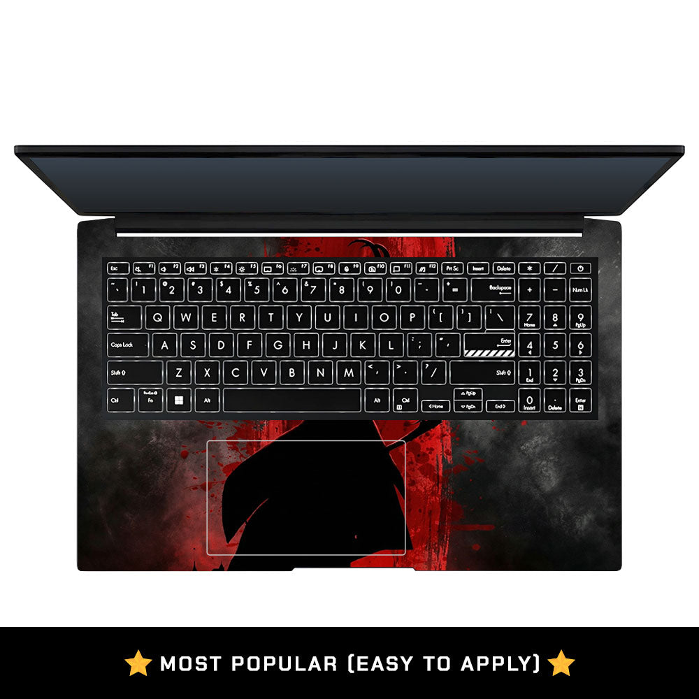 Loki Silhouette Red Strike Asus Vivobook Pro 15 M6500QC & M6500QH Laptop Skin