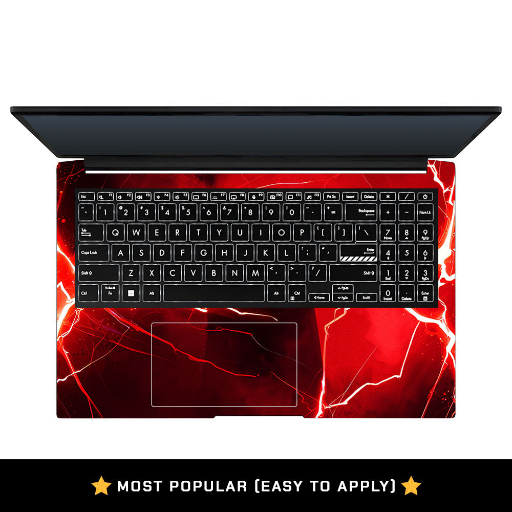 Red Rage Batman Asus Vivobook Pro 15 M6500QC & M6500QH Laptop Skin