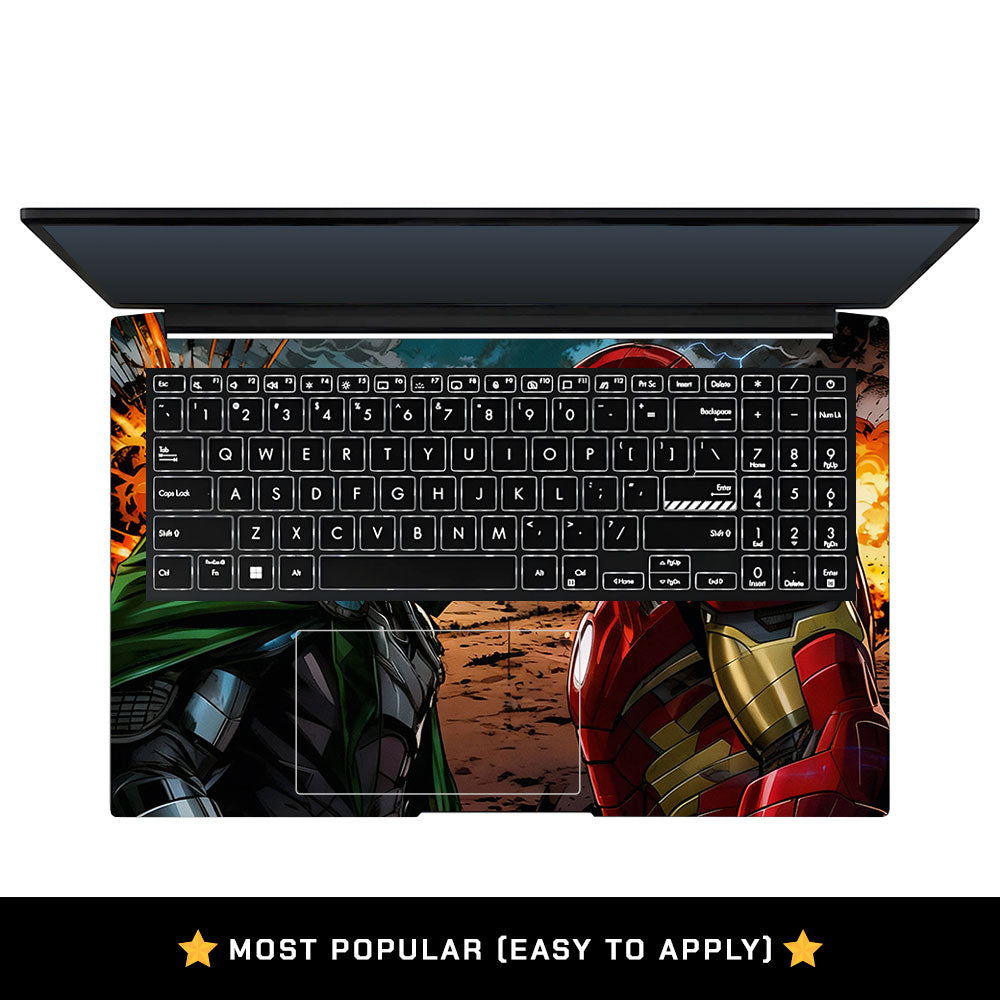 Iron Man vs Doom Asus Vivobook Pro 15 M6500QC & M6500QH Laptop Skin