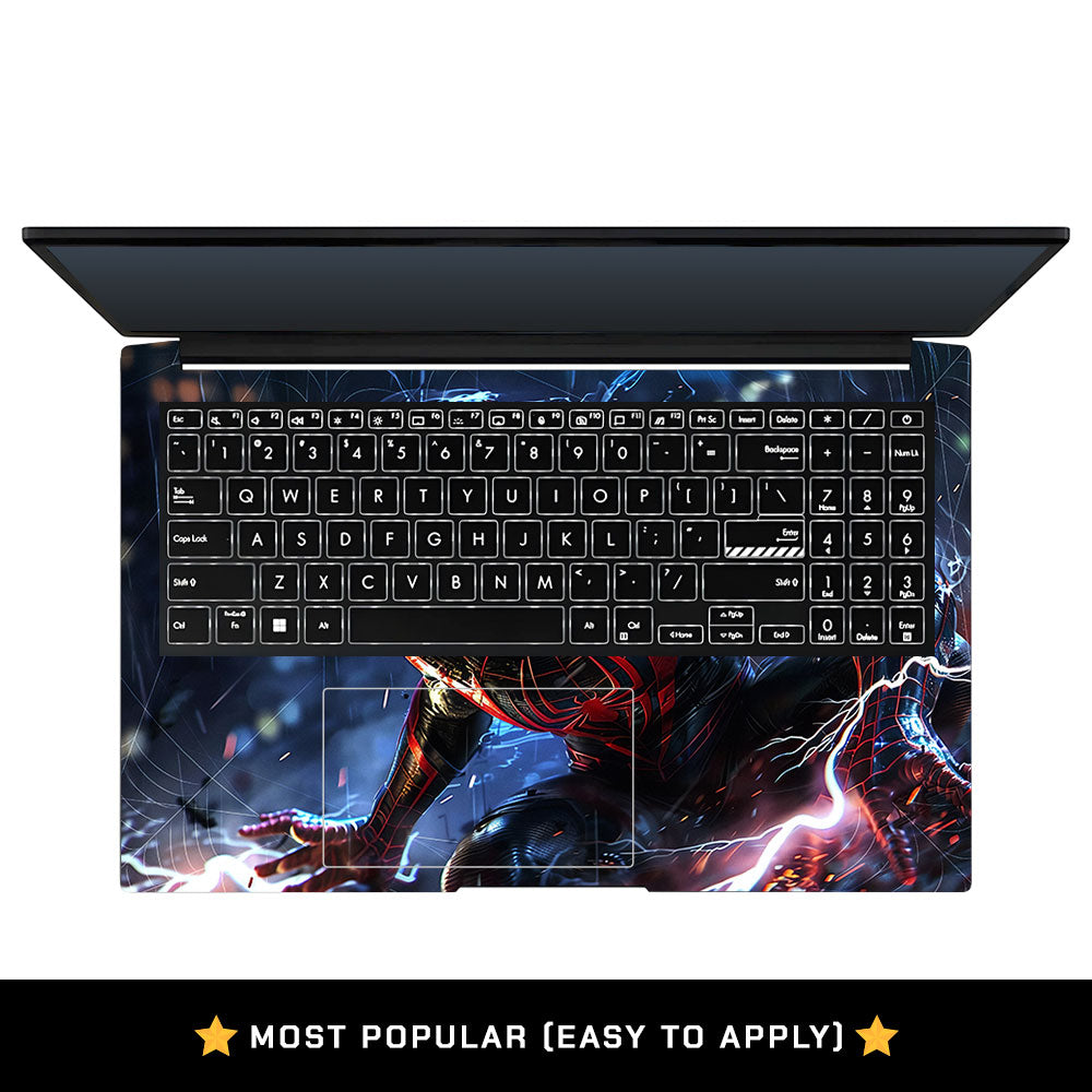 Miles Morales Shockwave Asus Vivobook Pro 15 M6500QC & M6500QH Laptop Skin