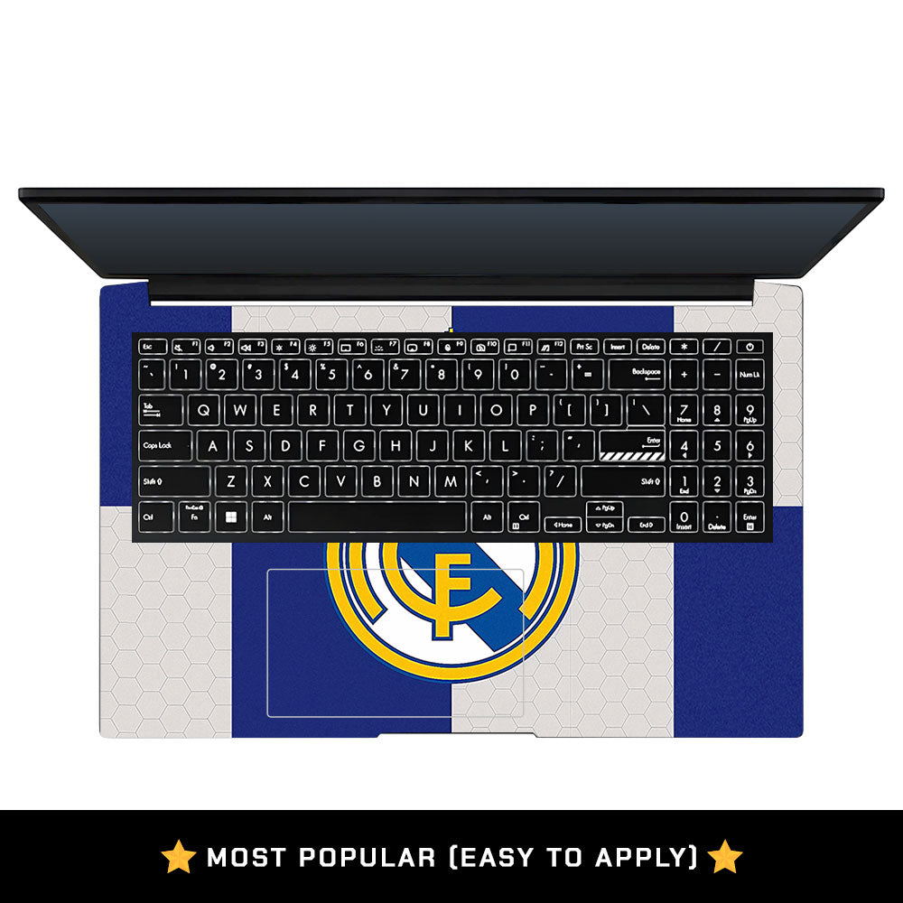 Royal Reign Real Madrid Glory Asus Vivobook Pro 15 M6500QC & M6500QH Laptop Skin