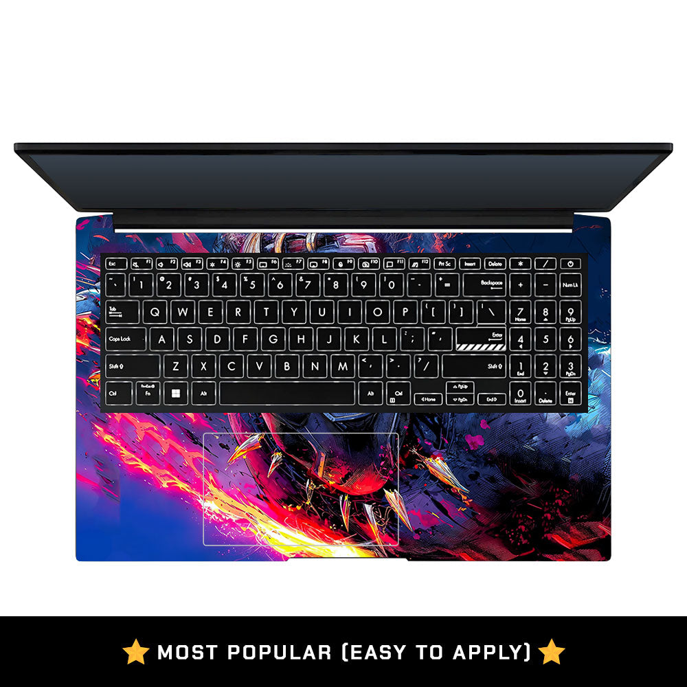 Vibranium Fury Wakandan Charge Asus Vivobook Pro 15 M6500QC & M6500QH Laptop Skin