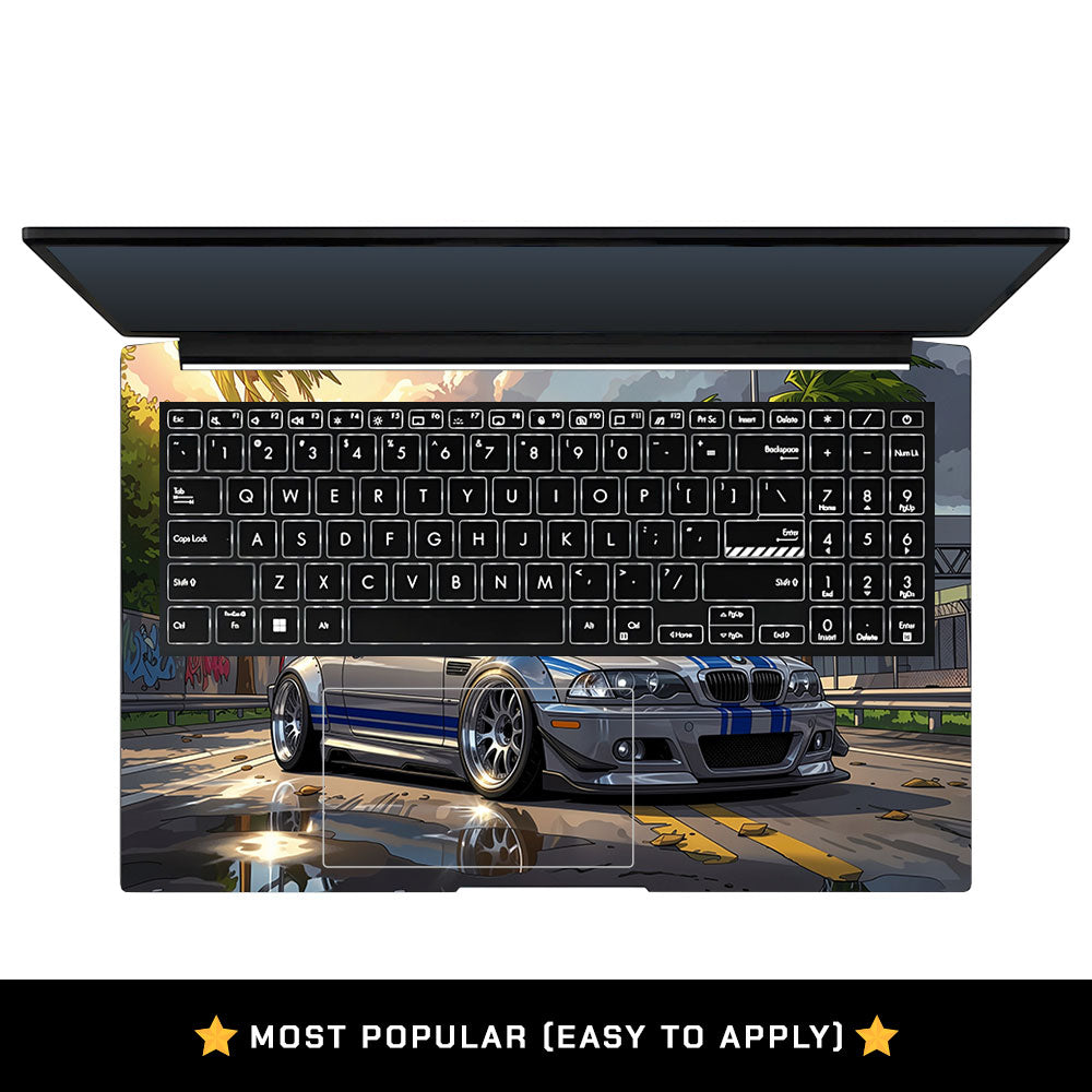 Street Icon BMW E46 Drift Legend Asus Vivobook Pro 15 M6500QC & M6500QH Laptop Skin