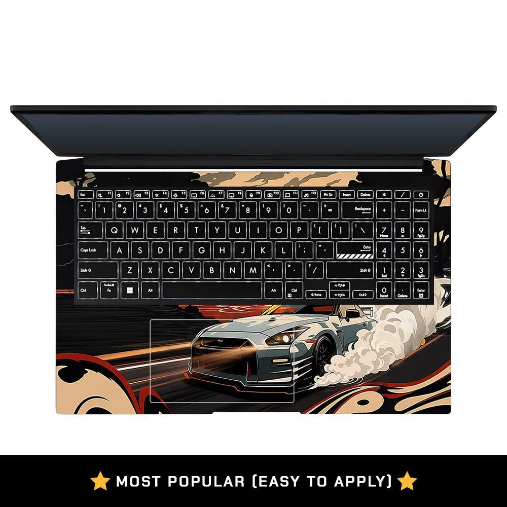 Samurai Rising Sun GTR Asus Vivobook Pro 15 M6500QC & M6500QH Laptop Skin