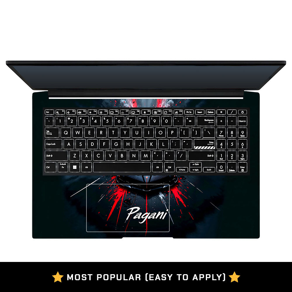 Pagani Midnight Impact Asus Vivobook Pro 15 M6500QC & M6500QH Laptop Skin