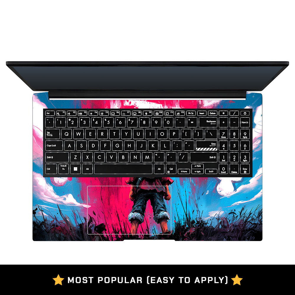 Straw Hat Graffiti One Piece Asus Vivobook Pro 15 M6500QC & M6500QH Laptop Skin