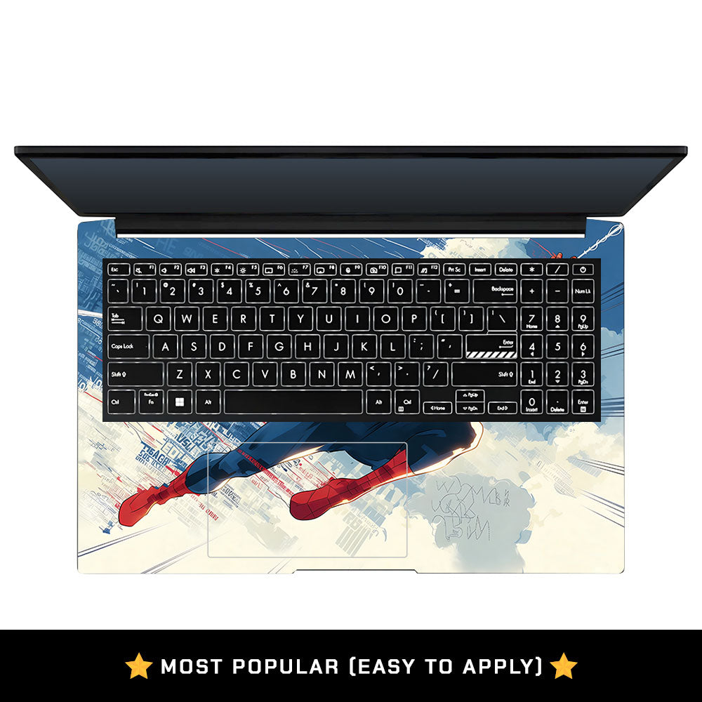 Spiderman Velocity Asus Vivobook Pro 15 M6500QC & M6500QH Laptop Skin
