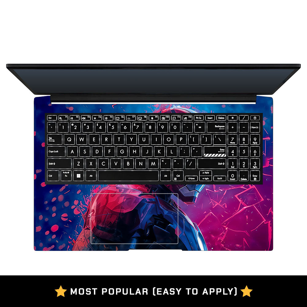 Iron Man Neon Tech Asus Vivobook Pro 15 M6500QC & M6500QH Laptop Skin