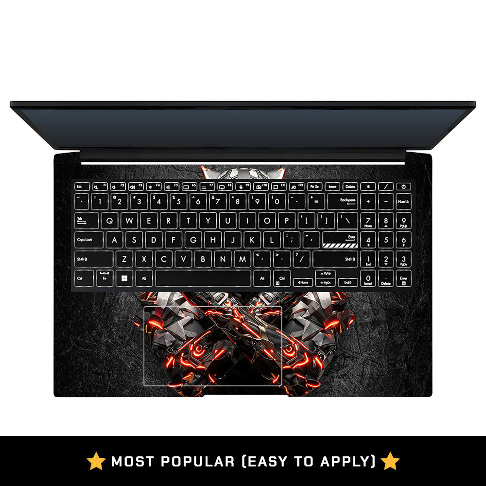 Black Panther Glowing Fury Asus Vivobook Pro 15 M6500QC & M6500QH Laptop Skin