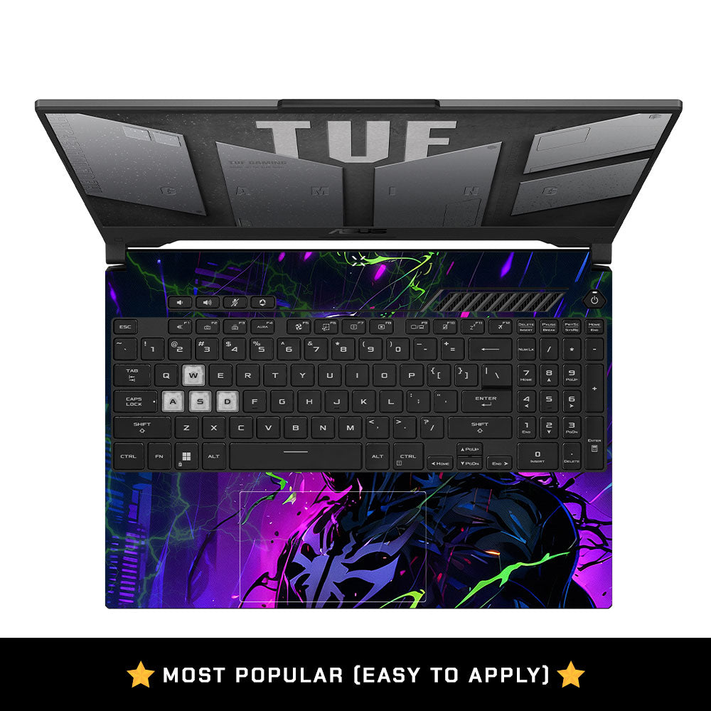 Venom Chaos Surge Asus TUF F15 FX507 & A15 FA507 3D Laptop Skin