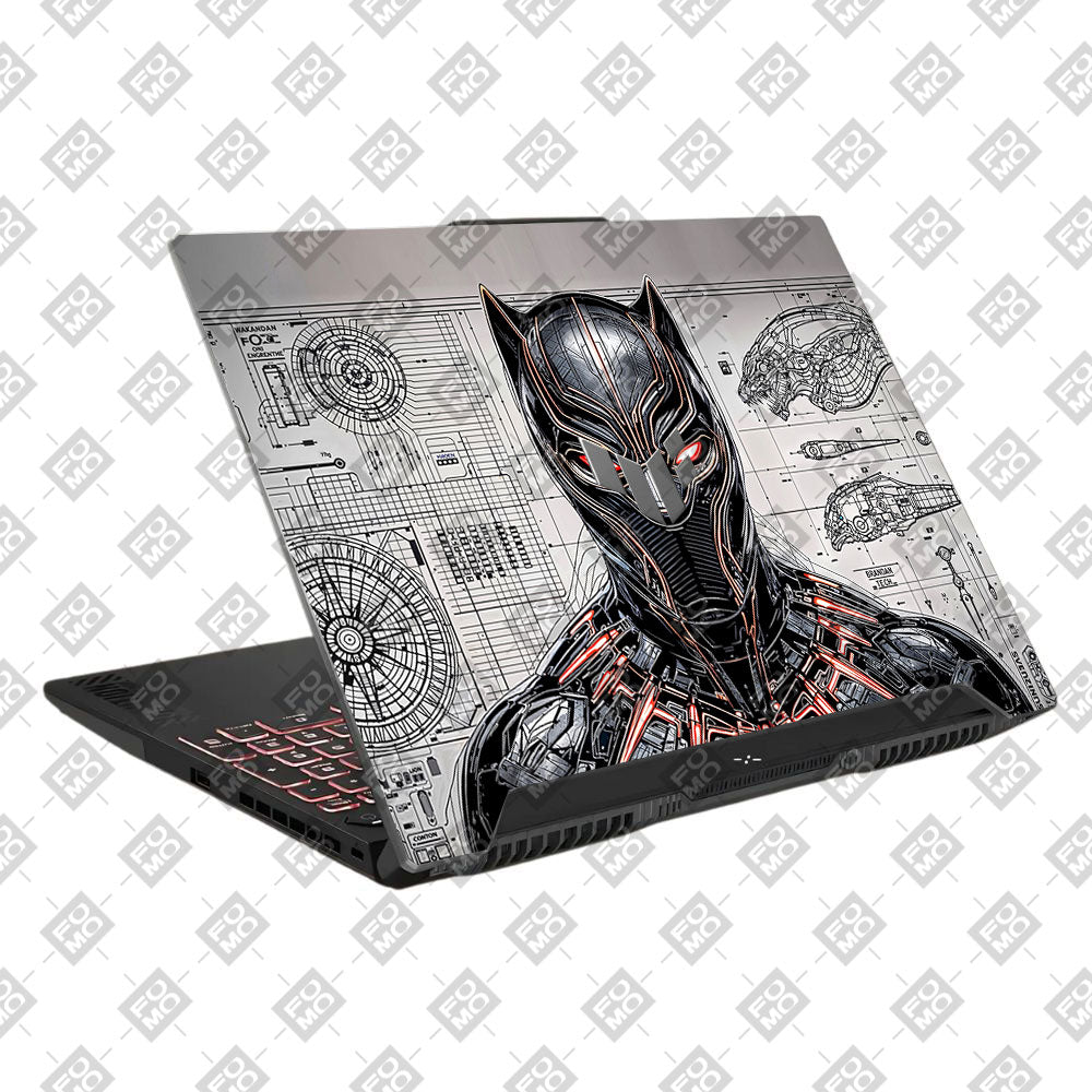 Metal Tech Superhero Asus TUF F15 FX507 & A15 FA507 3D Laptop Skin