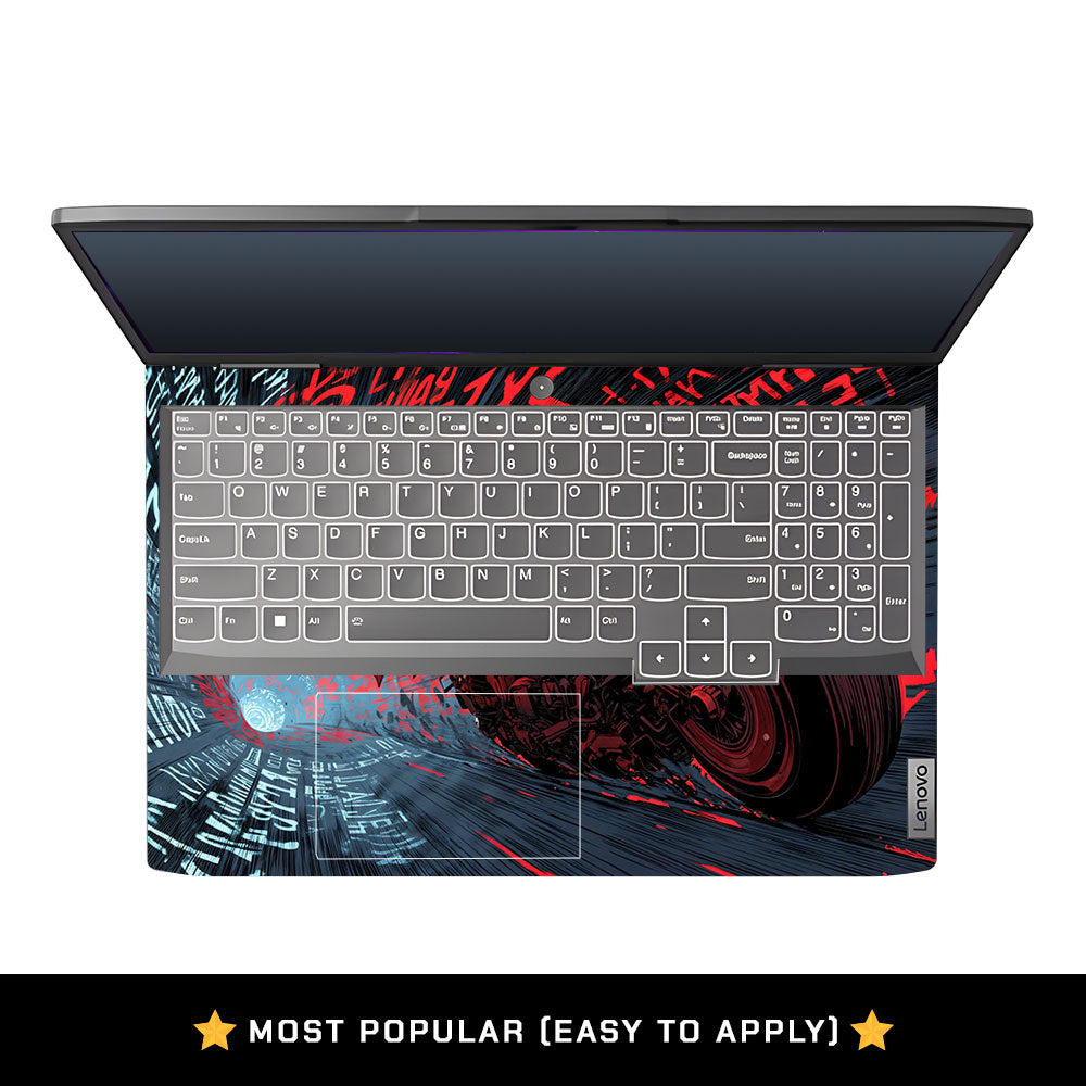 Vigilante Speed Overdrive Lenovo LOQ 2023 15IRH8, 15APH8 3D Laptop Skin