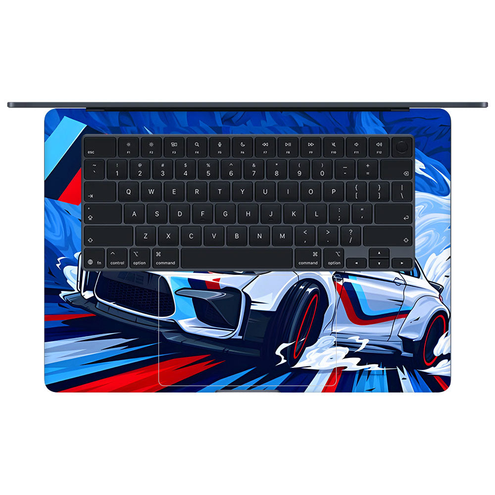BMW M2 Macbook Air 15 M5 2026 3D Laptop Skin
