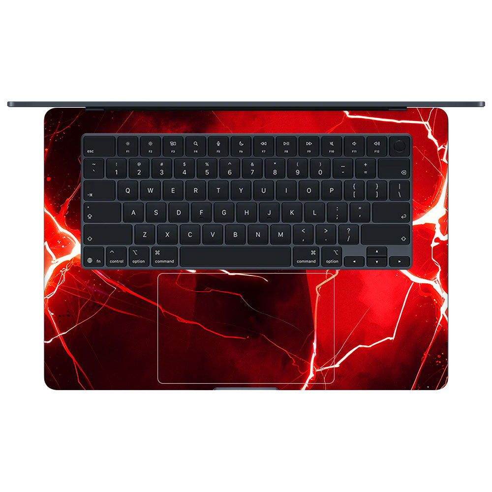 Red Rage Batman Macbook Air 15 M5 2026 3D Laptop Skin