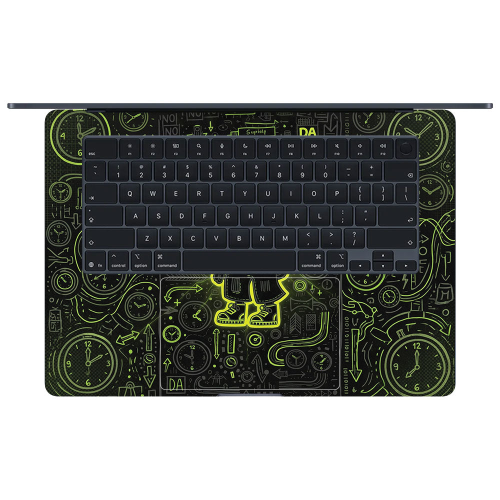 Watch Dog Alert Macbook Air 15 M5 2026 3D Laptop Skin