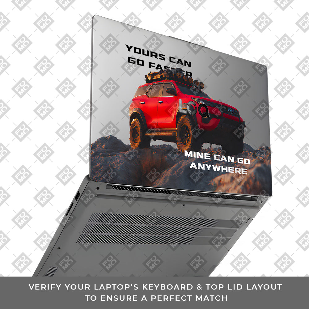 Transparent Off-Road Beast Lenovo LOQ Essential 15IAX9E Laptop Skin