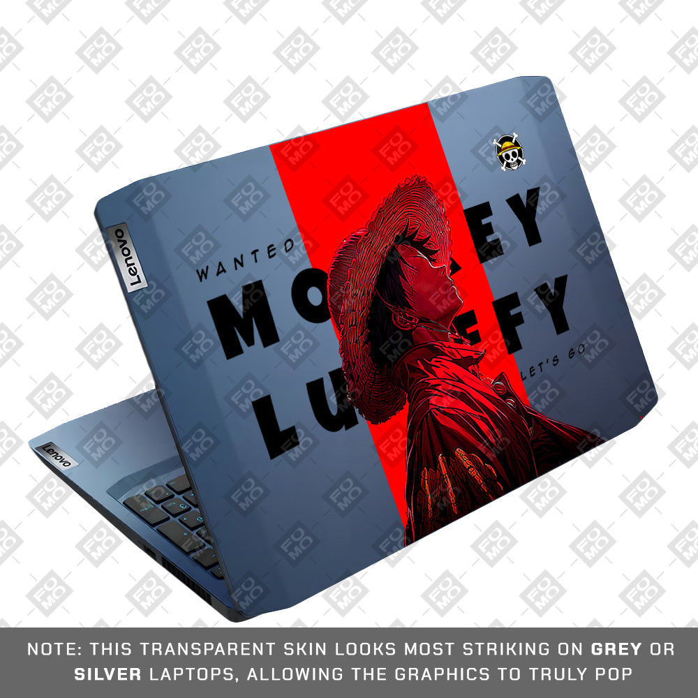 Transparent Pirate King Lenovo Ideapad Gaming 3 15ARH05 and 15IMH05 Laptop Skin