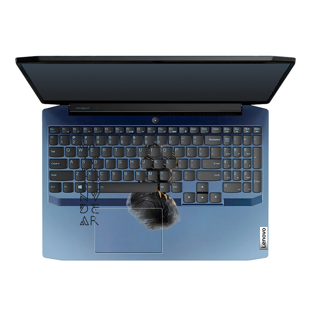 Transparent Wakanda Forever Lenovo Ideapad Gaming 3 15ARH05 and 15IMH05 Laptop Skin