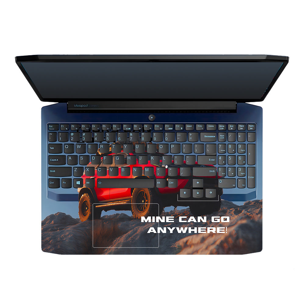 Transparent Off-Road Beast Lenovo Ideapad Gaming 3 15ARH05 and 15IMH05 Laptop Skin