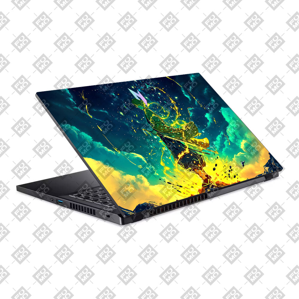 Zenitsu Thunder God Acer Nitro V ANV15 51 55CA Laptop Skin