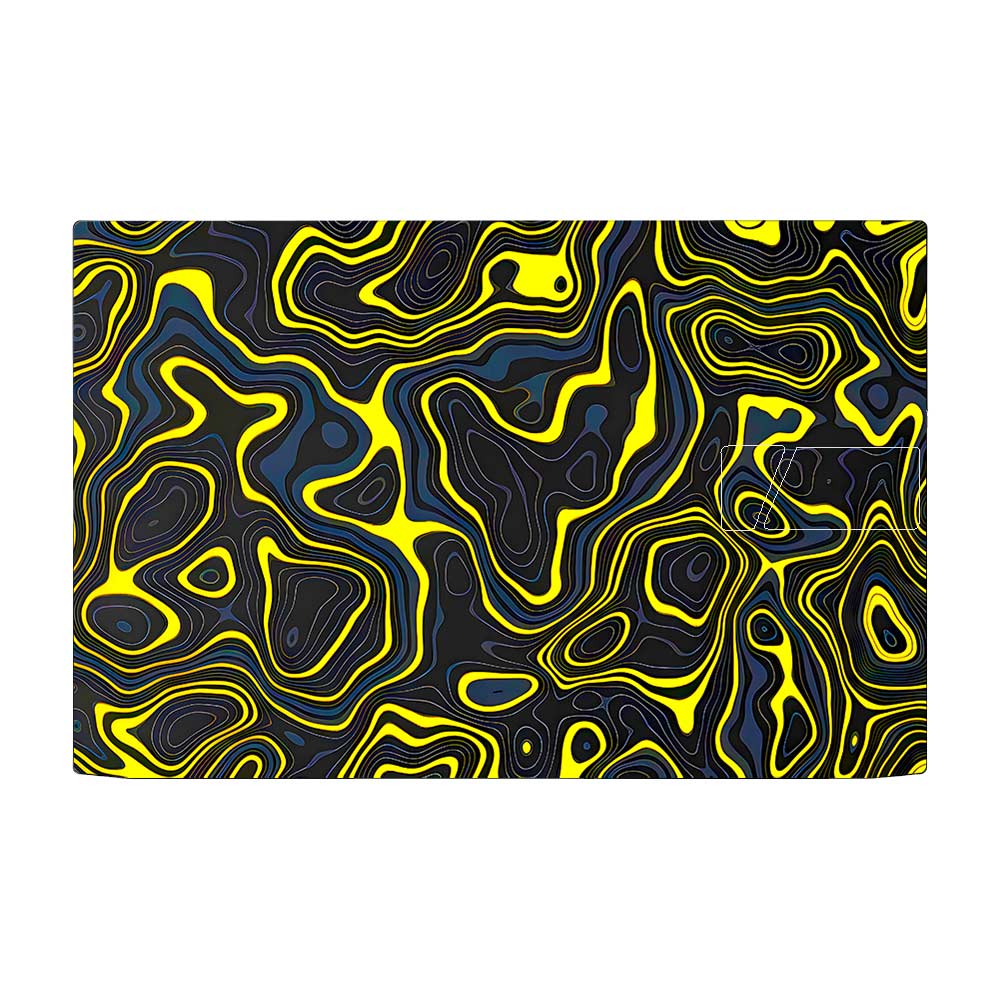Neon Lava Contours Asus Vivobook Pro 15 M6500QC & M6500 QH Laptop Skin