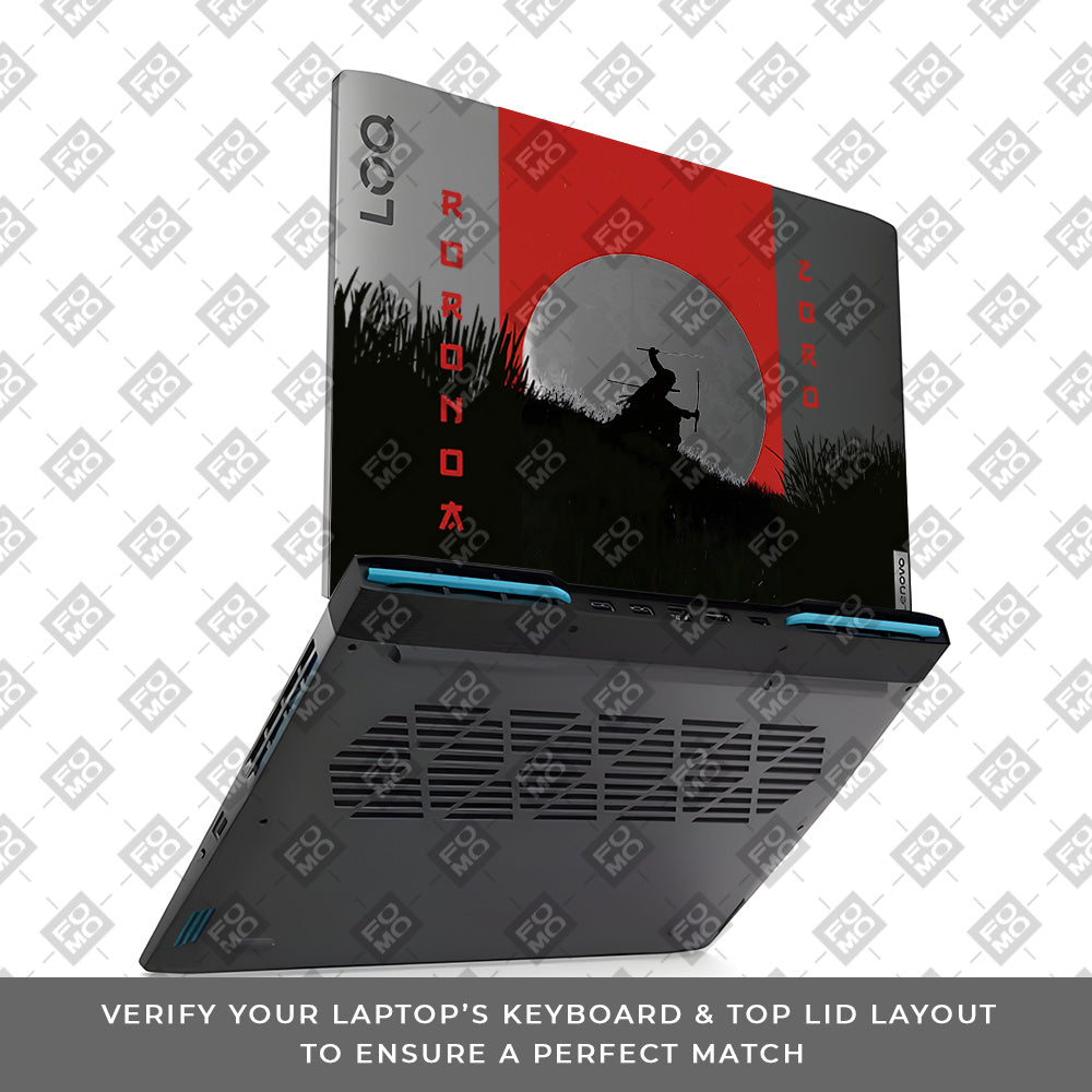 Transparent Swordsman’s Resolve Lenovo LOQ 2023 15IRH8, 15APH8 Laptop Skin