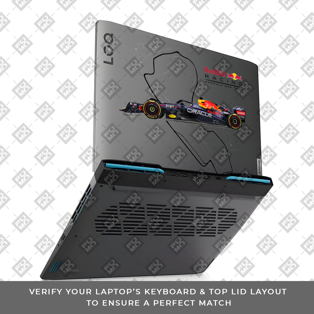 Transparent Track King Lenovo LOQ 2023 15IRH8, 15APH8 Laptop Skin