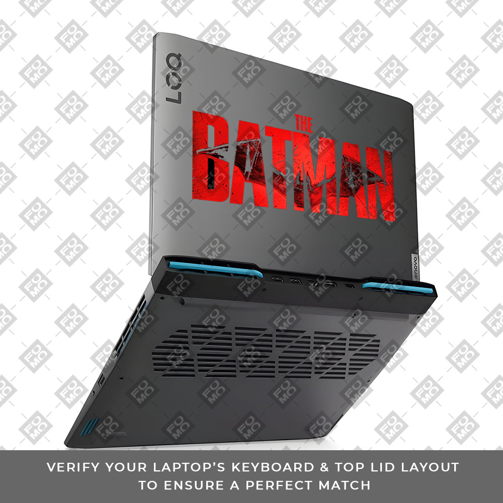 Transparent The Batman Lenovo LOQ 2023 15IRH8, 15APH8 Laptop Skin