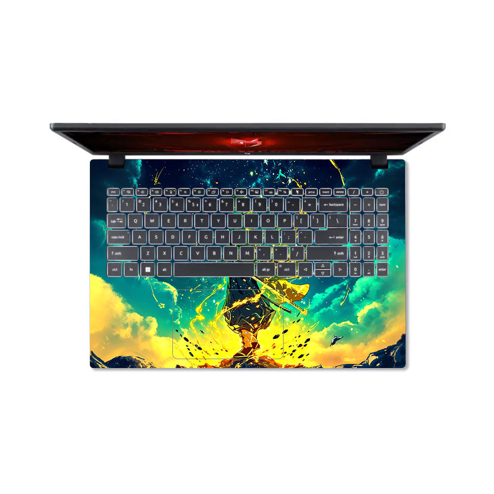 Zenitsu Thunder God Acer Nitro V ANV15 51 55CA Laptop Skin