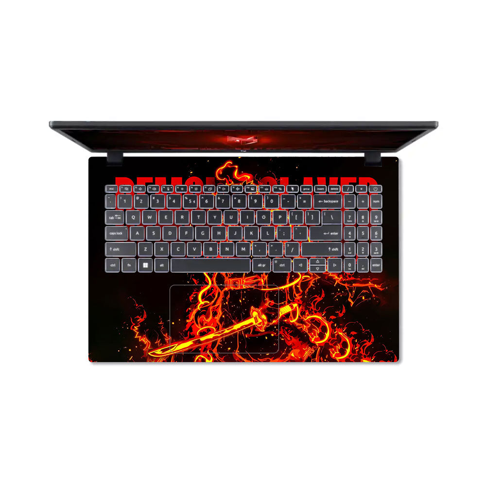 Rengoku Blazing Inferno Acer Nitro V ANV15 51 55CA Laptop Skin