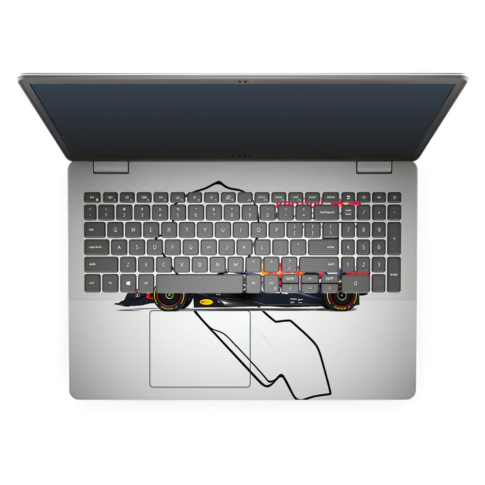 Transparent Track King Dell Inspiron 3501 Laptop Skin
