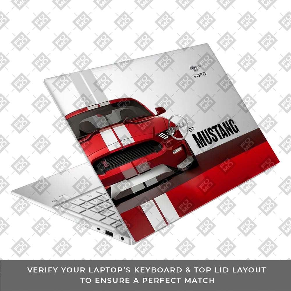 Transparent Mustang Power Dell Inspiron 3501 Laptop Skin