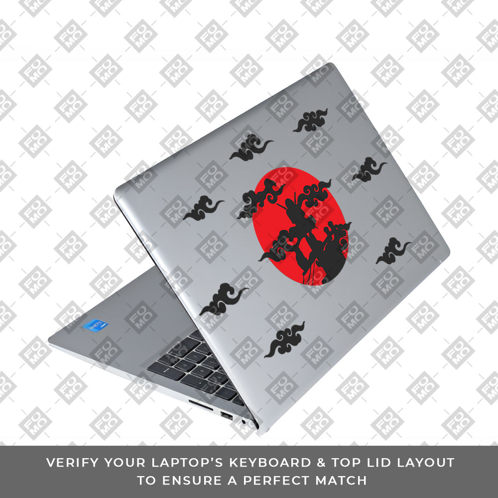 Transparent Moonlit Ninja Dell Inspiron 3520 Laptop Skin